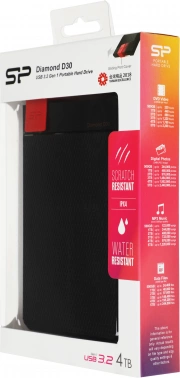 Жесткий диск Silicon Power USB3.0 4TB SP040TBPHDD3LS3K D30