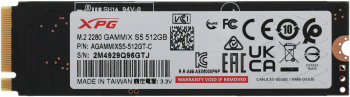 Накопитель SSD A-Data PCIe 3.0 x4 512GB AGAMMIXS5-512GT-C