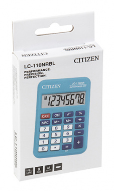 Калькулятор карманный Citizen Cool4School LC-110NRBL