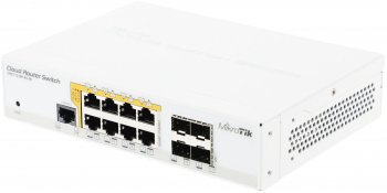 Коммутатор MikroTik  CRS112-8P-4S-IN