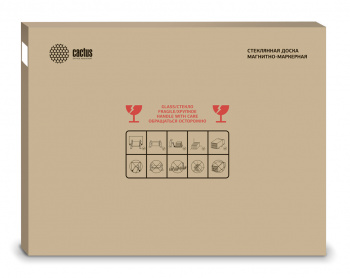 Доска стеклянная Cactus  CS-GBD-90x120-WT