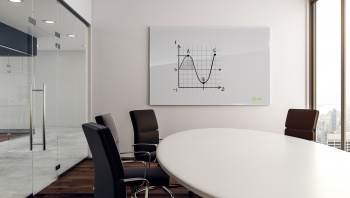 Доска стеклянная Cactus  CS-GBD-120x150-WT