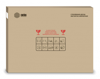 Доска стеклянная Cactus  CS-GBD-90x120-BK
