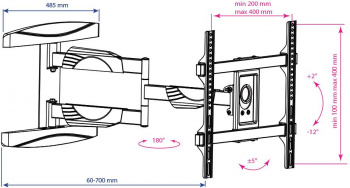 Кронштейн для телевизора Kromax ATLANTIS-60