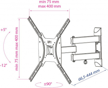 Кронштейн для телевизора Kromax OPTIMA-404