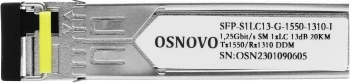 Модуль Osnovo  SFP-S1LC13-G-1550-1310-I