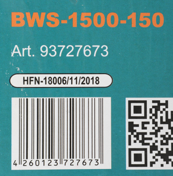 Углошлифовальная машина Bort BWS-1500-150
