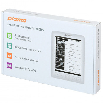 Электронная книга Digma E63W