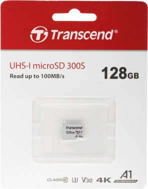 Флеш карта microSDXC 128GB Transcend  TS128GUSD300S