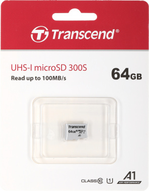 Флеш карта microSDXC 64GB Transcend  TS64GUSD300S