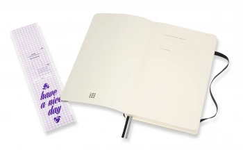 Блокнот Moleskine CLASSIC SOFT EXPENDED QP618EXP Large 130х210мм 400стр. нелинованный мягкая обложка черный