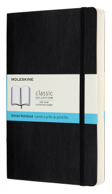 Блокнот Moleskine CLASSIC SOFT EXPENDED QP619EXP Large 130х210мм 400стр. пунктир мягкая обложка черный