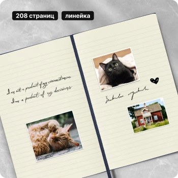 Блокнот Moleskine CLASSIC QP050B20 Medium 115x180мм 208стр. линейка твердая обложка синий