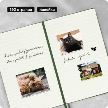 Блокнот Moleskine CLASSIC MM710K15 Pocket 90x140мм 192стр. линейка твердая обложка зеленый