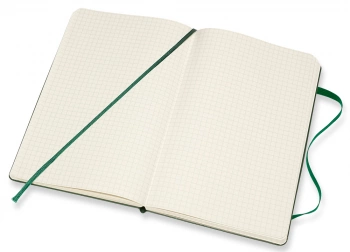 Блокнот Moleskine CLASSIC QP061K15 Large 130х210мм 240стр. клетка твердая обложка зеленый