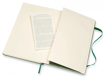 Блокнот Moleskine CLASSIC QP061K15 Large 130х210мм 240стр. клетка твердая обложка зеленый