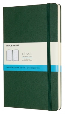 Блокнот Moleskine CLASSIC QP066K15 Large 130х210мм 240стр. пунктир твердая обложка зеленый