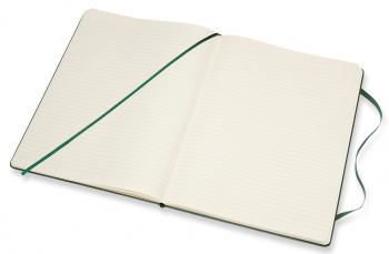 Блокнот Moleskine CLASSIC QP090K15 XLarge 190х250мм 192стр. линейка твердая обложка зеленый