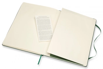 Блокнот Moleskine CLASSIC QP090K15 XLarge 190х250мм 192стр. линейка твердая обложка зеленый