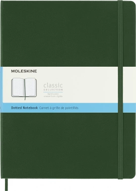 Блокнот Moleskine CLASSIC QP093K15 XLarge 190х250мм 192стр. пунктир твердая обложка зеленый