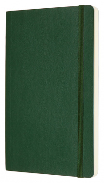 Блокнот Moleskine CLASSIC SOFT QP618K15 Large 130х210мм 192стр. нелинованный мягкая обложка зеленый