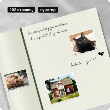 Блокнот Moleskine CLASSIC SOFT QP624K15 XLarge 190х250мм 192стр. пунктир мягкая обложка зеленый