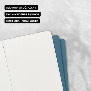 Блокнот Moleskine CAHIER JOURNAL CH023B44 XLarge 190х250мм обложка картон 120стр. нелинованный голубой (3шт)