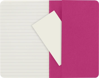 Блокнот Moleskine CAHIER JOURNAL CH011D17 Pocket 90x140мм обложка картон 64стр. линейка розовый неон (3шт)