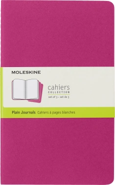 Блокнот Moleskine CAHIER JOURNAL CH018D17 Large 130х210мм обложка картон 80стр. нелинованный розовый неон (3шт)
