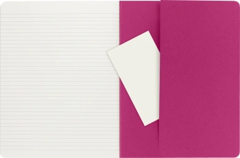 Блокнот Moleskine CAHIER JOURNAL CH021D17 XLarge 190х250мм обложка картон 120стр. линейка розовый неон (3шт)