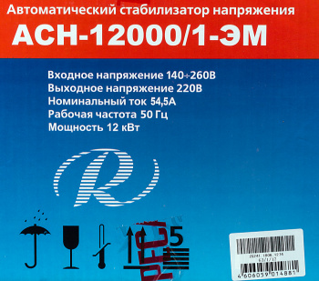 Стабилизатор напряжения Ресанта  АСН-12000/1-ЭМ