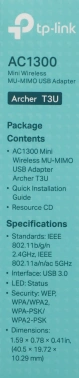 Сетевой адаптер Wi-Fi TP-Link Archer T3U