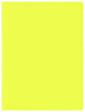 Папка с 30 прозр.вклад. Бюрократ Double Neon DNE07V30YEL A4 пластик 0.7мм желтый