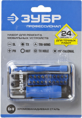Отвертка Зубр Профессионал  25648-H24
