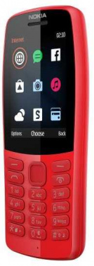 Мобильный телефон Nokia 210 Dual Sim красный моноблок 2Sim 2.4