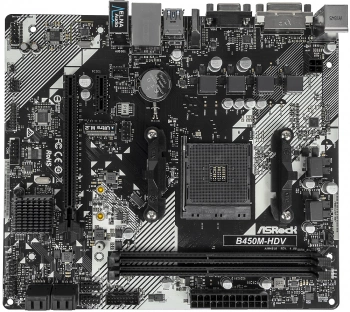 Материнская плата Asrock B450M-HDV R4.0