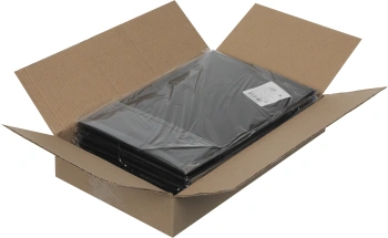 Папка на резинке Бюрократ DeLuxe DL510BLCK A4 пластик кор.30мм 0.7мм черный