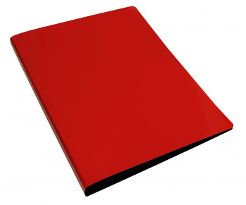Папка метал.пруж.скоросш. Бюрократ DeLuxe DL07PRED A4 пластик 0.7мм кор.27мм красный