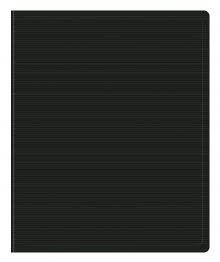 Папка на 2-х кольцах Бюрократ DeLuxe DL0740/2BLCK A4 пластик 0.7мм кор.32мм черный