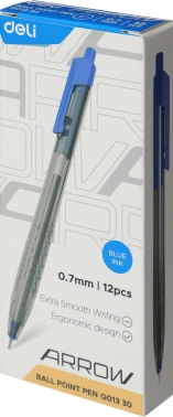 Ручка шариков. автоматическая Deli Arrow EQ01330