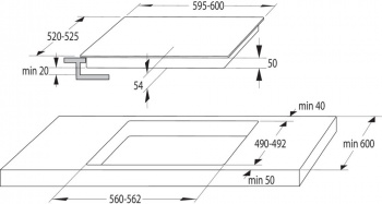 Индукционная варочная поверхность Gorenje IS646BG