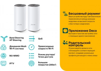 Бесшовный Mesh роутер TP-Link Deco E4