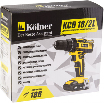 Дрель-шуруповерт Kolner KCD 18/2L