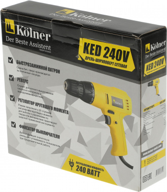 Дрель-шуруповерт Kolner KED 240 V