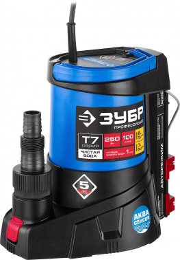 Насос дренажный Зубр НПЧ-Т7-250