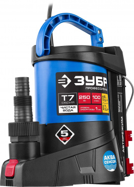 Насос дренажный Зубр НПЧ-Т7-250