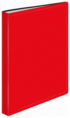 Папка с 100 прозр.вклад. Бюрократ DeLuxe DLVBOX100RED A4 пластик 0.7мм красный в коробе