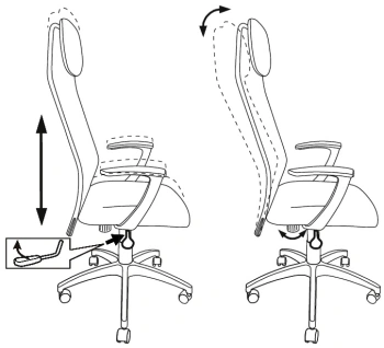 Кресло руководителя Бюрократ  KB-8N