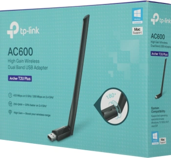Сетевой адаптер Wi-Fi TP-Link Archer T2U Plus