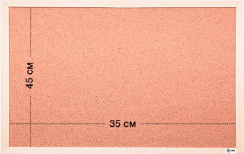 Доска пробковая Cactus  CS-CWBD-30x45